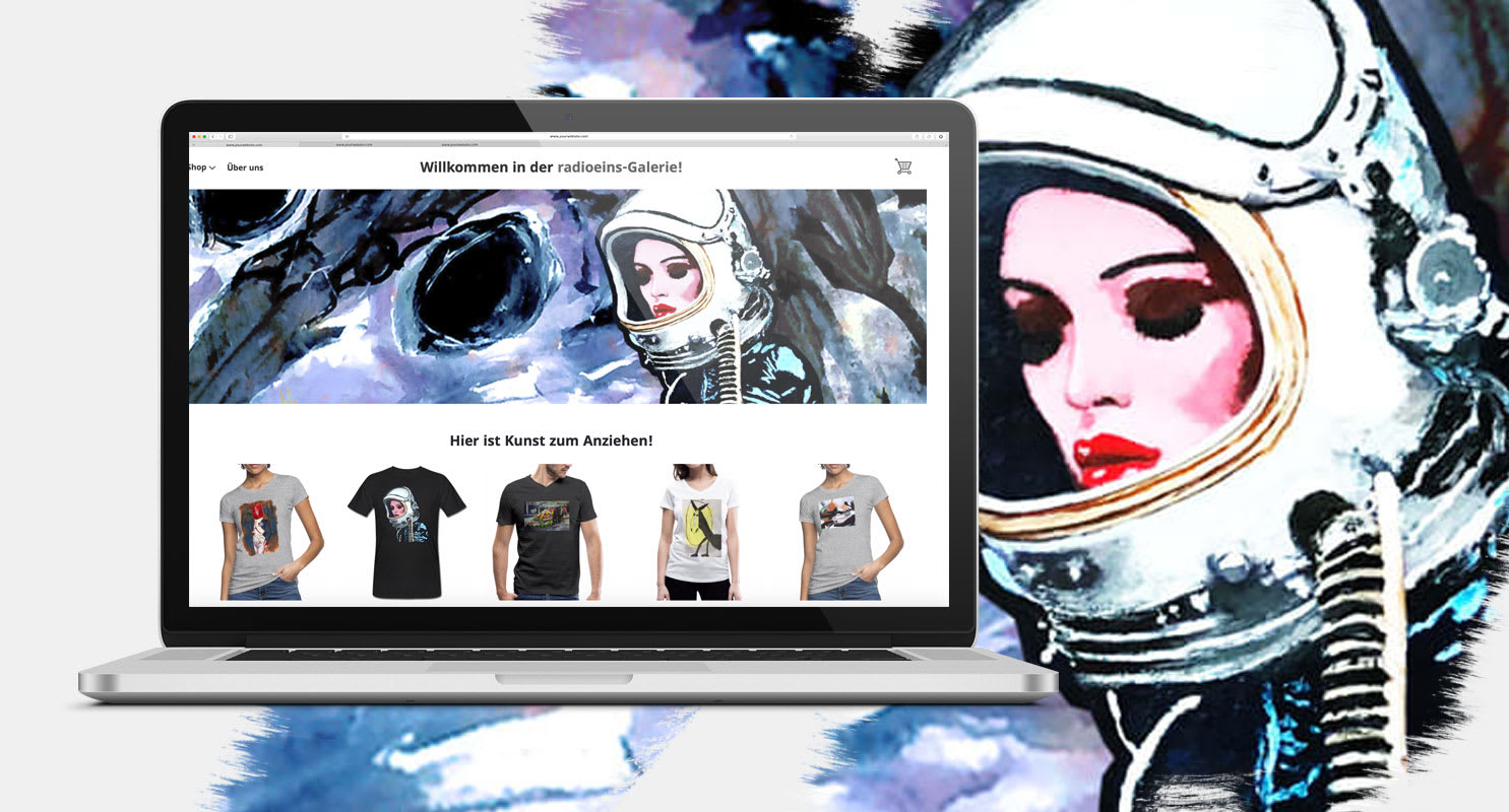 T-shirts Worn as Canvases – Spreadshop Supports Local Artists